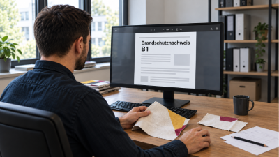 B1-Zertifikat im Brandschutz: Wann brauchen Sie es?