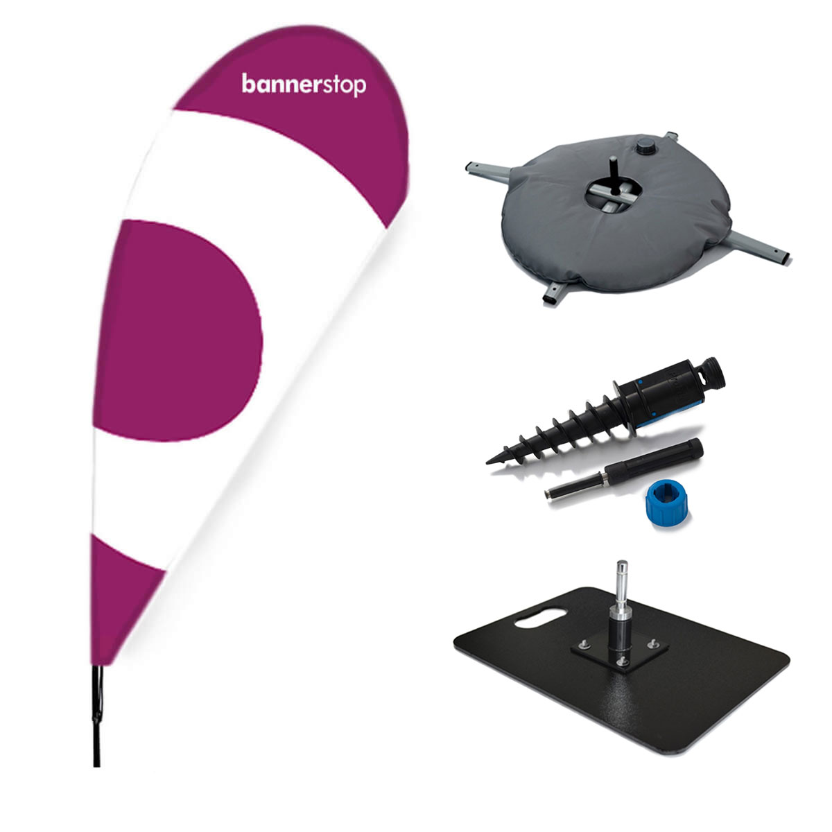 Standfüße für Beachflag Premium (neues Modell)