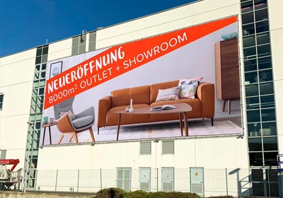 PVC Banner drucken lassen für Außenwerbung