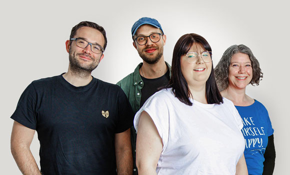 Marketing-Team von bannerstop für Produktkommunikation, Content und B2B-Kundenansprache