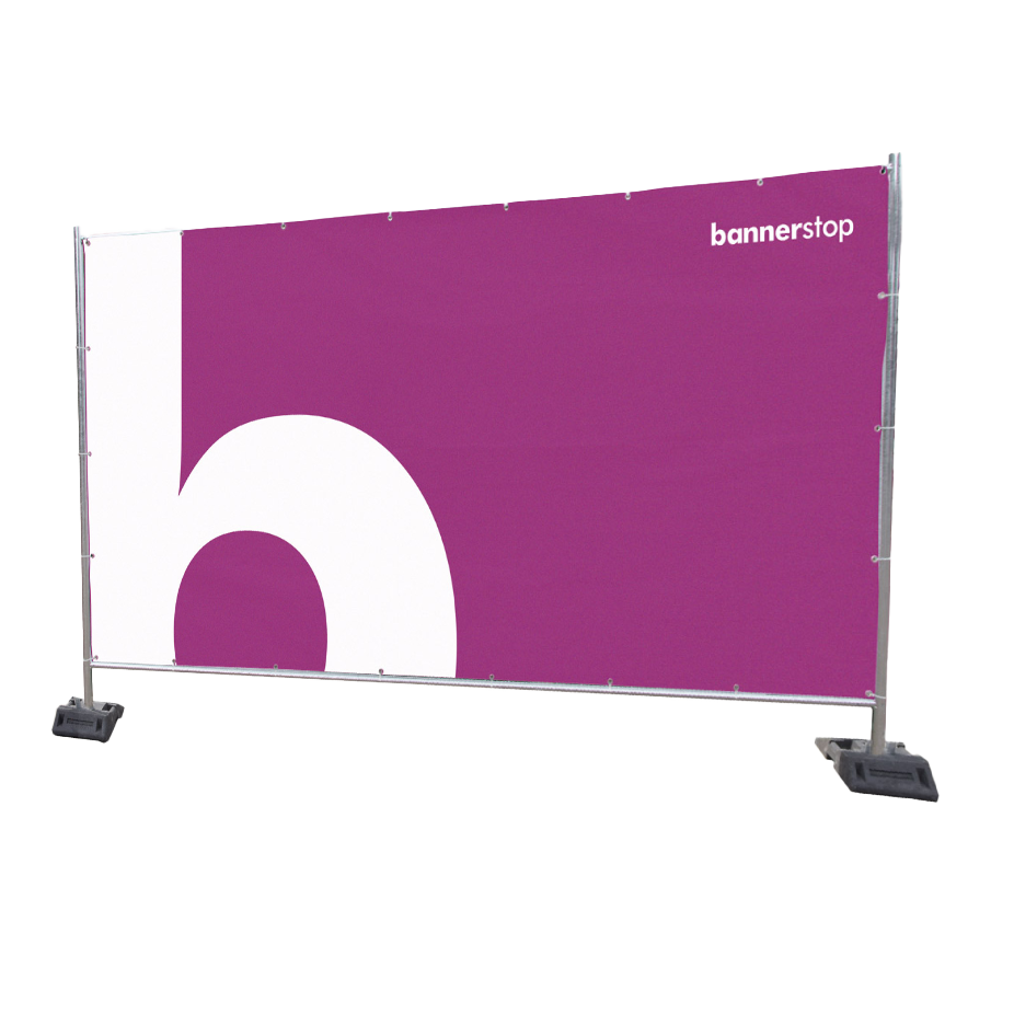 Bauzaunbanner im Profil
