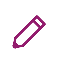 Bildschirm mit Stift als Symbol für die Gestaltung im Online-Designer