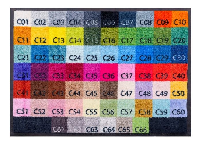 Chromojet Farbpalette für Schmutzfangmatten