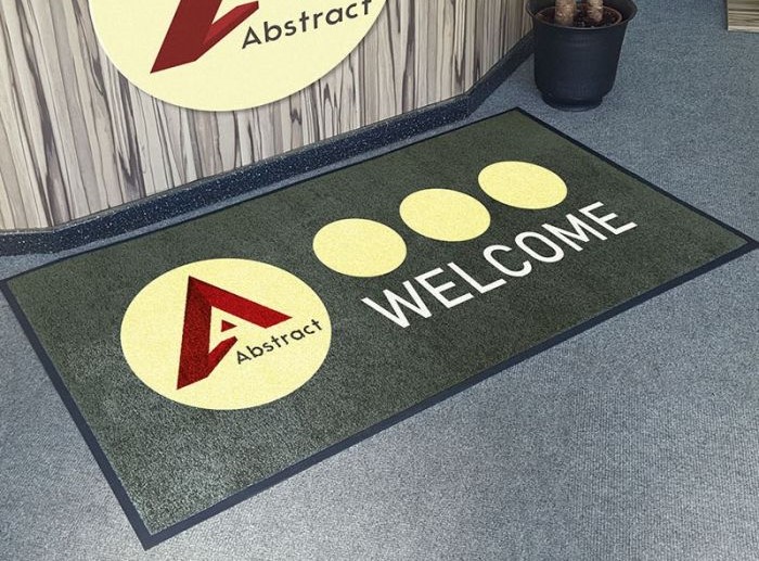 Schmutzfangmatte Standard mit Logodruck