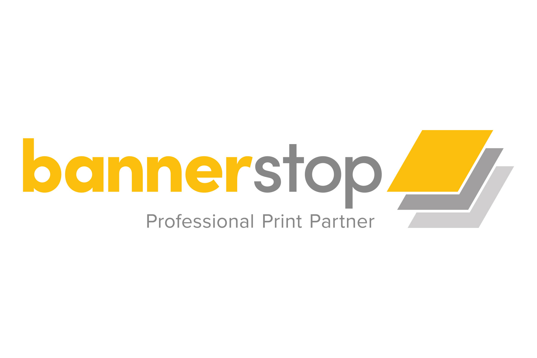 Logo der bannerstop GmbH – Online-Druckerei für Großformatdruck