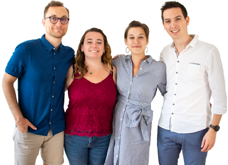 Guillaume Le Tallec, Solena Jégousso, Sandy Bartholomé, Théo Barthélémy - Team FR